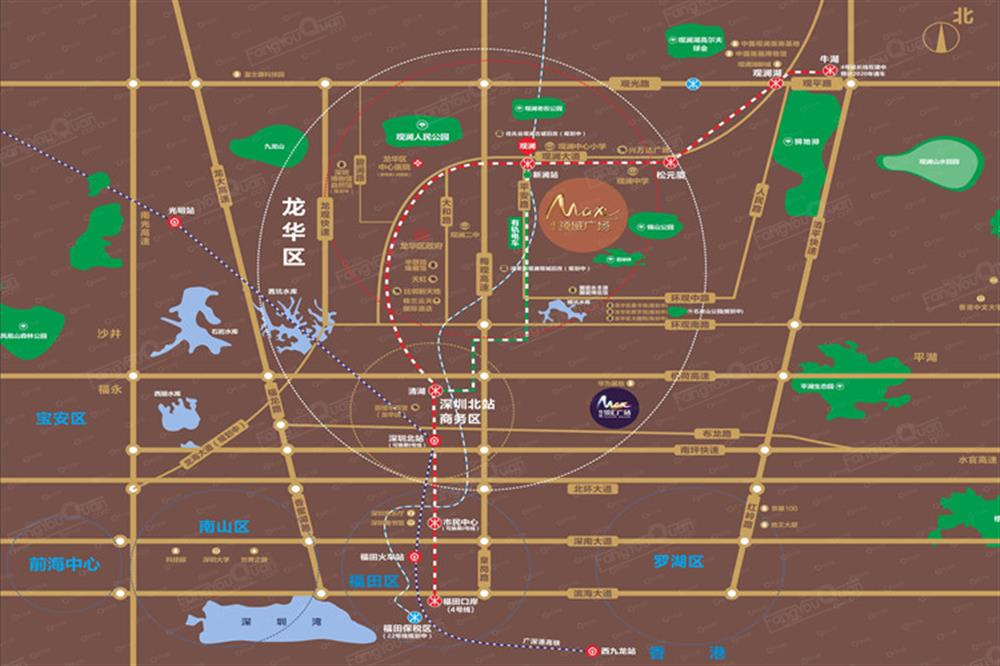佳華領域廣場46㎡兩房77㎡四房49000元/平