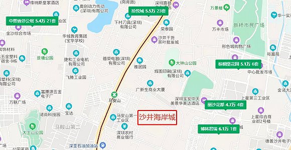 因此沙井海岸城對整個沙井的帶動